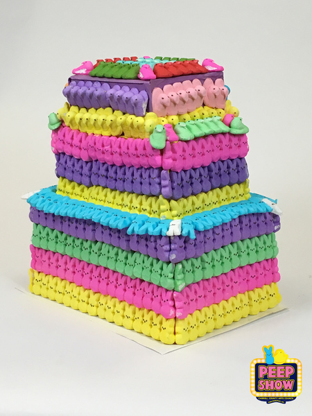 The Peeps of Many Colors Cake