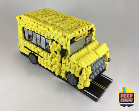 Peeps on the School Bus