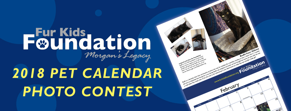 Banner for Fur Kids Foundation 2018 Calendar Photo Contest